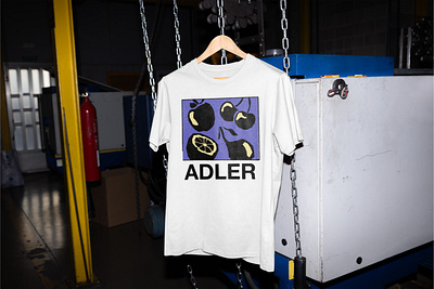 "ADLER" T-shirt Design branding design grape illustrations graphic design illustration merchandise