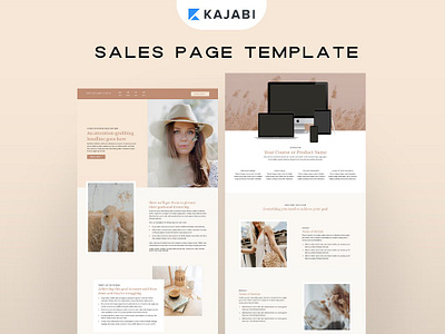 Kajabi Sales Page Template custom kajabi templates kajabi customizable kajabi design kajabi funnel kajabi landing page kajabi pipeline kajabi sales page template kajabi template kajabi templates kajabi theme kajabi webinar landing page landing page template online course online course template sales page sales page tempalte sales page template