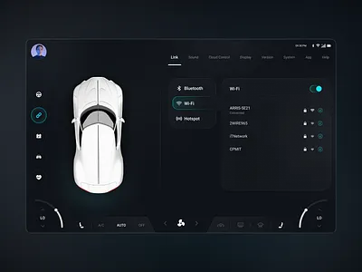 Next-Gen Dashboard: Elevating Driving Experiences admin application car dashboard car platform control panel dashboard interface dashboard ui design interface map music control navigation product design saas startup uiux web dashboard webapp webdesign