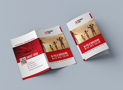 Creative Bi-Fold Brochure Design 3d branding graphic design logo motion graphics