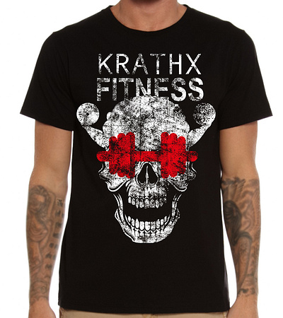 KrathX Fitness Tshirt Design 3 graphic design