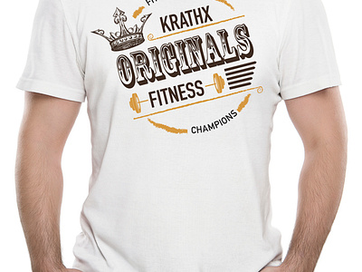 KrathX Fitness Tshirt Design 7 graphic design