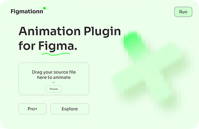 Figma Plugin landing page UI design concept - Figmationn animate animation design designer explore figma figma animate figma design for you landing page minimal plugin ui ui design uiux uiux designer ux ux design web design website