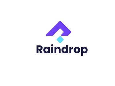 Raindrop Logo Design, R- letter Concept app icon branding corporate branding creative logo eommerce finance graphic design logo logo mark logos modern r natural logo r concept raindrop startup technology logo