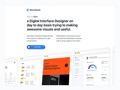 Personal Portfolio Website gradients landing page personal portfolio personal site portfolio portfolio design portfolio site portfolio website ui uiux ux website website design
