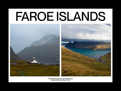 The Faroes | Editorial layout, pt. 10 design editorial faroes figma graphic design grid landing landing page layout minimal minimalism minimalist poster swiss typography ui ui design user interface web