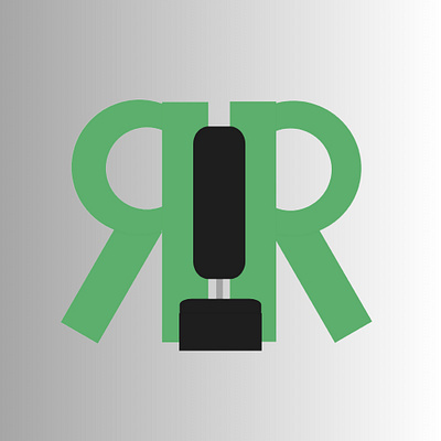 Round Rushmore graphic design logo