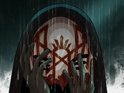 Rain comic fanart graphic novel illustration