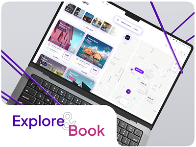 Desktop Booking Experience Design airbnb animation booking design desktop graphic design house motion graphics saas travel ui user experience ux visual design vrbo