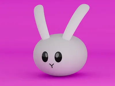 3D bunny mascot 3d 3d animation animal animation bunny character cute design design for social media illustration mascot minimal motion graphics pet rabbit social media video