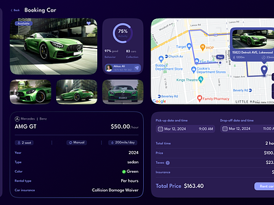 Car Rental Dashboard Design buy car design figma rental ui ui ux design ux web website