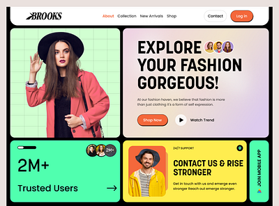 Fashion Website clean clothing ecommars fashion fashion landing page fashion shop fashion website landing page men fashion modern online shop store trend try ui ux web design website woman fashion