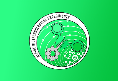 Alpine Biotech Logo graphic design logo