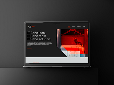 ITS Engineering Company brand branding logo uxui web design webdesign wesite design