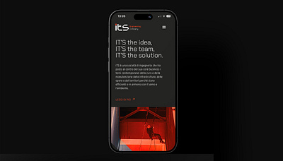 ITS Engineering Company brand logo mobile responsive ui uxui webdesign website design