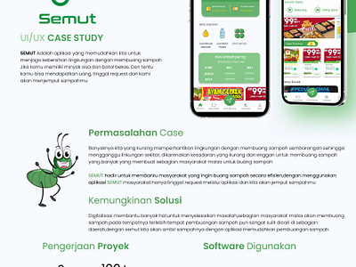 Semut App - Turn Trash into Cash homepage illustration mobile app uiux android uiux design