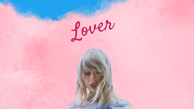 Taylor Swift LOVER album cover graphic design music cover taylorswift