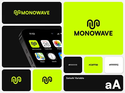 Monowave - A Minimalist Logo. 3d abstract animation awsome branding car design fashionable graphic design illustration logo minimalist logo stylish typography ui ux vector