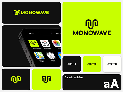 Monowave - A Minimalist Logo. 3d abstract animation awsome branding car design fashionable graphic design illustration logo minimalist logo stylish typography ui ux vector