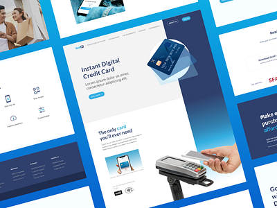 Buy Now Pay Later Landing Page cashless credit card finance finance app finance design fintech homepage landing page payment payment service pos product design ui ux web design web ui