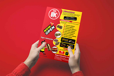 Food Flyer Design branding brochure flyer food graphic design restaurant
