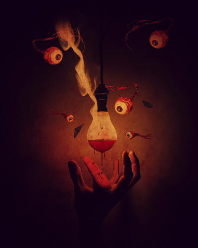 Lights Out!!! digitalart graphic design imagination art