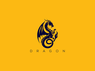 Dragon Logo dragon dragon design dragon logo dragon logo design dragons dragons logo fire dragon fire fly flying dragon