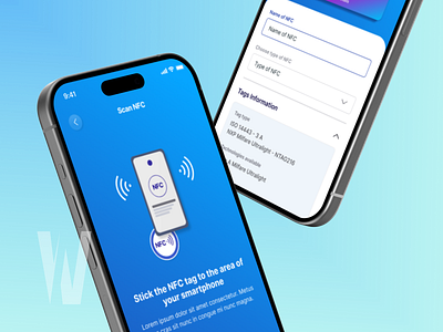 NFC TAG DATA design figma high fidelity illustration mobile application nfc nfc scan nfc tag product design ui ui design uiux ux ux design