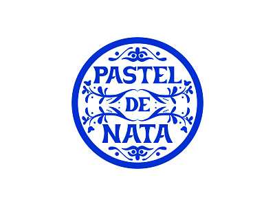 Pastel de Nata calligraphy calligraphy logo graphic design hand lettering lettering