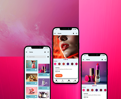Beauty app UI Design
