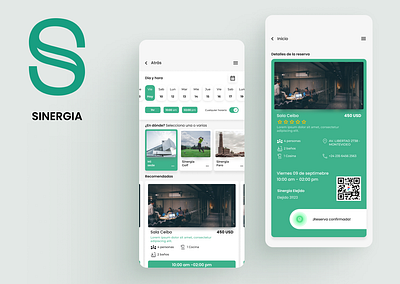 Proyect SINERGIA app design graphic design ui ux