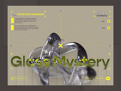 Murano Glass ✽ virtual tour 3d animation branding dailyui logo motion motion design motion graphics murano murano glass ui ui ux user experience user interface web design website