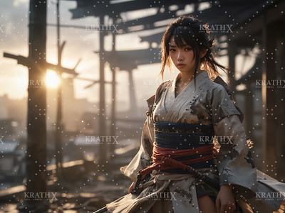 Anime Japanese Civilian Girl Kimono 3 ancient animation anime artwork character design concept art design fan art fantasy fantasy art graphic design illustration japan japanese kimono rpg