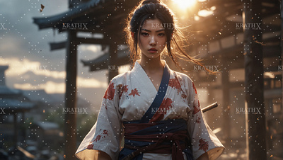 Anime Japanese Civilian Girl Kimono 4 ancient animation anime artwork character design concept art digital art fan art fantasy fantasy art graphic design illustration japan japanese kimono rpg