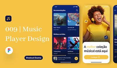 009 | Music Player Design dailyui design designui figma ui uidesign uiux