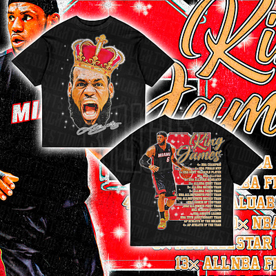 LEBRON JAMES Vintage Rap Tee Bootleg Design basketball bootleg bootleg design bootleg tshirt branding design graphic design illustration king lebron james nba rap tee ui