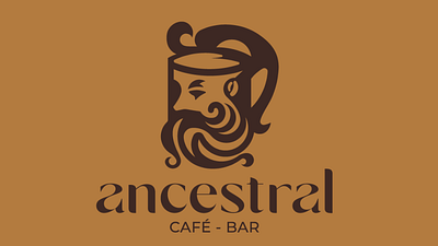 Logo for identity manual - Ancestral brand manual graphic design logo