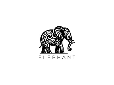 Elephant Logo africa african african elephant animal baby elephant creature elephant elephant head elephant logo elephants gaming logo illustration kids school mammoth media elephant mother elephant strength tech elephant zoo