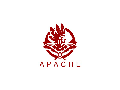 Apache Logo africa american apache apache logo arcer archer chif logo cowboy feather fur logo illustration iroquois knight red indian tomahawk top apache tribe warrior warrior apache whiskey
