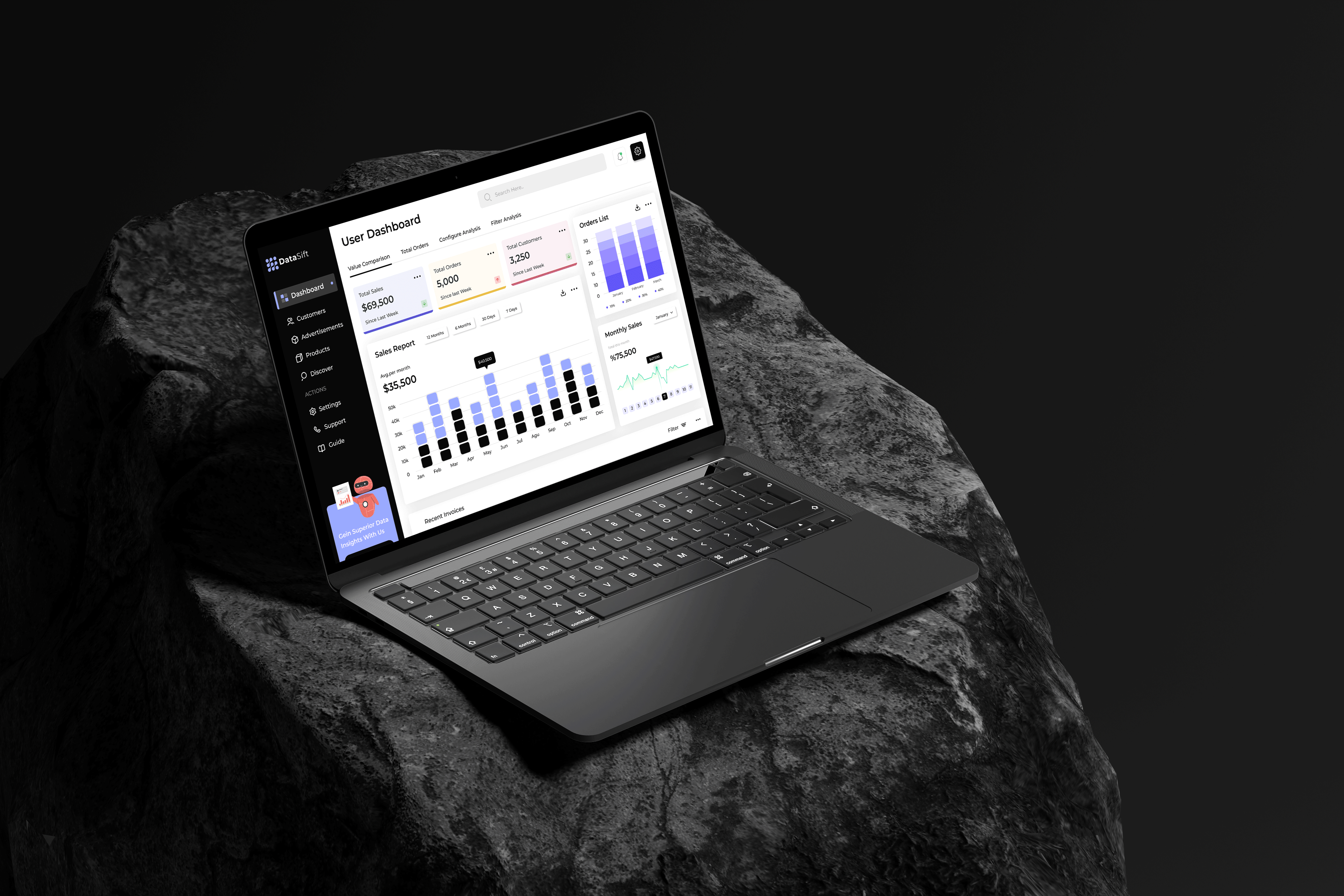 Example service media