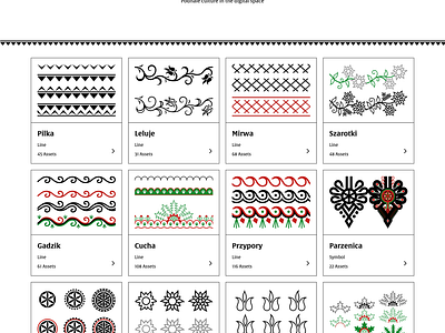 Podhale Design System Website folk górale góralskie podhale podhale design system polish design polish folk polish highlanders styl zakopiański zakopane