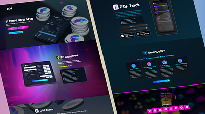 Introducing DOF Track: Your Ultimate Token Companion blockchain landing page crypto agency crypto game crypto landing page crypto ui crypto web ui cryptocurrency website defi landing page landing page nft landing page token landing page ui web3 gaming landing page web3 landing page web3 website