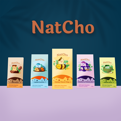 Sweets'n Box Story of Sweets NatCho Project brand identity branding character design graphic design logo motion graphics packaging typography vector illustration visual identity