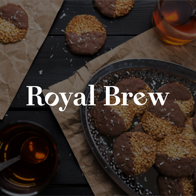 Royal Brew branding graphic design logo