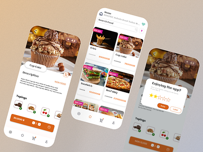 Fast food app appdesign application design ui uiuxdesign websitedesign