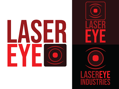 Laser Eye Logo branding graphic design logo