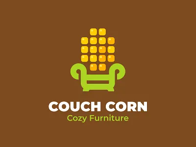 Couch Corn corn couch cozy furniture logo sofa