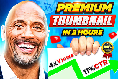 ✔ Get 10 Premium quality YouTube Thumbnails + Full HD/4K JPG/PNG cover arts logo thumbnail thumbnail design youtube youtube thumbnail