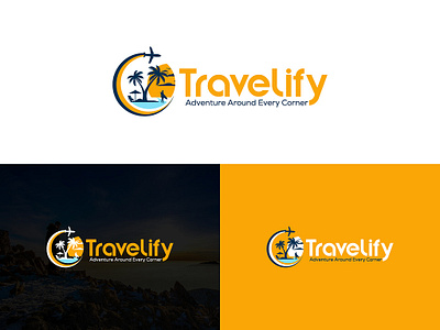 Travelify Advanture 3d branding design graphic design illustration logo mockup ui ux vector