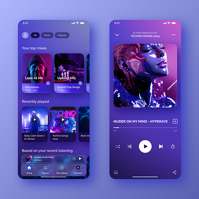 Spotify Redesigned music redesigned spotyfy ui uidesign